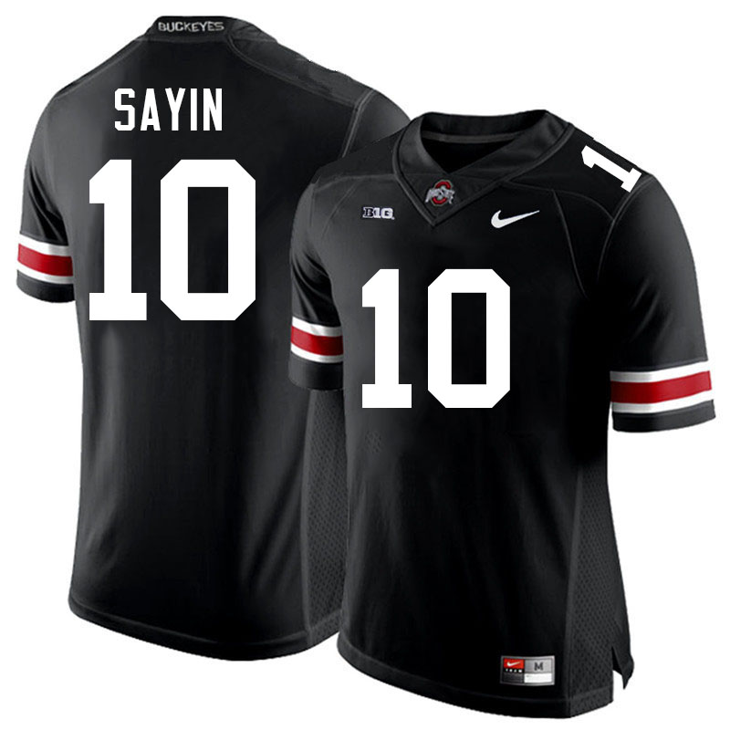 Julian Sayin Ohio State Buckeyes Jersey College Football Uniforms-Black